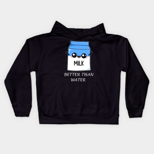 Funny Milk Quote Kids Hoodie